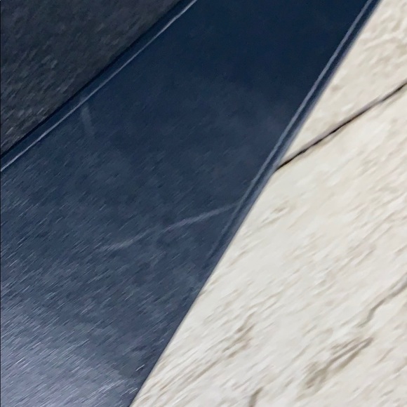 Authentic Tory Burch blue navy leather belt - Picture 3 of 7